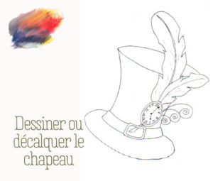 Dessiner ou décalquer le chapeau