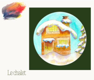 Le chalet sous la neige