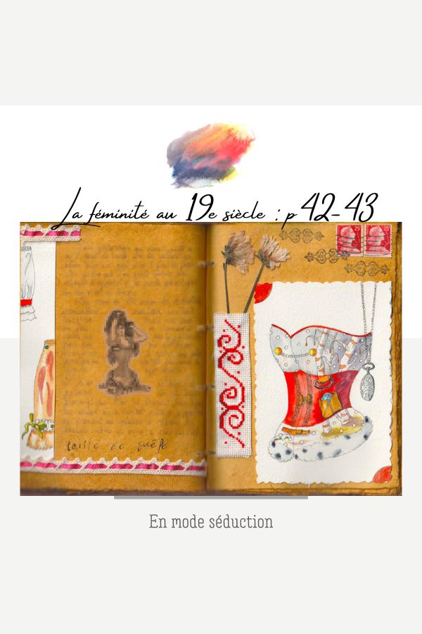 lms5-grimoire-livredevie-p43-aquarelle-aquarelles-aquarelledebutants-helenevalentin-corset-xixe-siecle-peintureaquarelle-scrapbooking