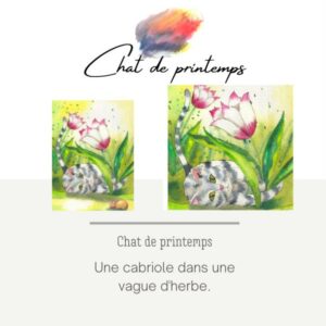lms-couleur-chat-aquarelle-aquarelles-aquarelledebutants-aquarelleillustration-peintureaquarelle-helenevalentin-chats-tulipes-fleur-fleurs-printemps