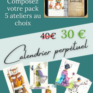Promo calendrier perpetuel aquarelledebutants helenevalentin (1)