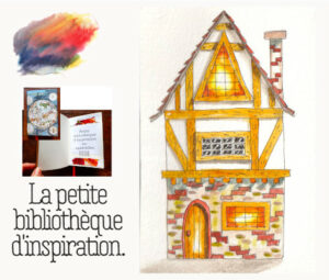 La maison à colombages.