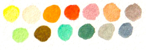 Couleursutilisees taches aquarelle lapin