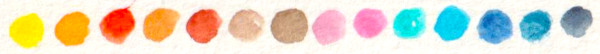 Couleur uilisees taches aquarelle shanti semaine22