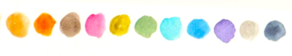 Couleursutilisees taches aquarelle manoir lune livredevie grimoire aquarelledebutants tutoriels helenevalentin passerelle