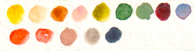 Couleursutilisees taches aquarelle semaine43